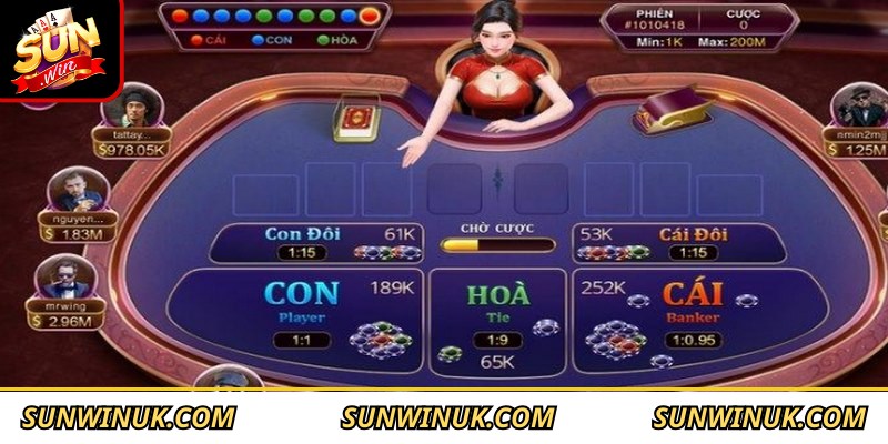 Baccarat Sunwin - Trải Nghiệm Tựa Game Ăn Khách Nhất 1 Baccarat Sunwin được xem là biểu tượng của sòng bài giải trí đẳng cấp