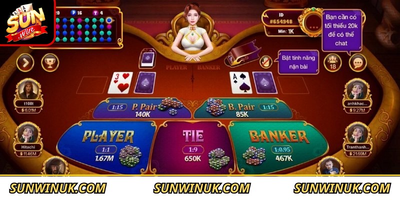 Baccarat Sunwin - Trải Nghiệm Tựa Game Ăn Khách Nhất 2 Baccarat Sunwin mang đến hàng loạt ưu điểm nổi bật