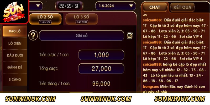 Lô Đề Online Sunwin - Cược Số Thần Tài, Rinh Trưởng Lớn 2 Tham gia cược Lô Đề Sunwin đơn giản, nhanh chóng với vài thao tác