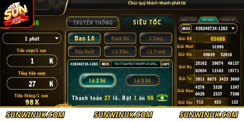 Lô Đề Siêu Tốc Sunwin - Bí Quyết Chơi Nhanh Thắng Lớn 3 Các loại hình cược Lô Đề Siêu Tốc phổ biến tại Sunwin